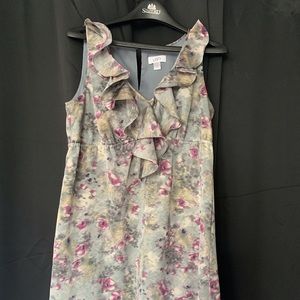 Multi-colored lightweight floral dress